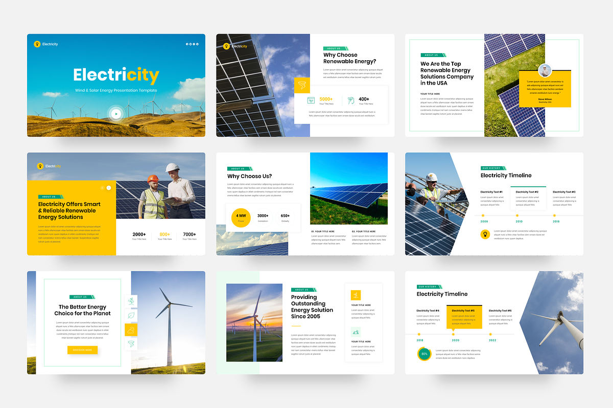Wind & Solar Energy Google Slides, a Presentation Template by YossyOneStd (Photo 6 of 6)