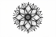 Intricate Mandala Coloring Set, an Illustration by hafijul (Thumbnail 4 of 11)