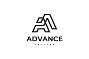Double A Monogram Letter AA Logo, a Branding & Logo Template by johnkent (Thumbnail 2 of 2)