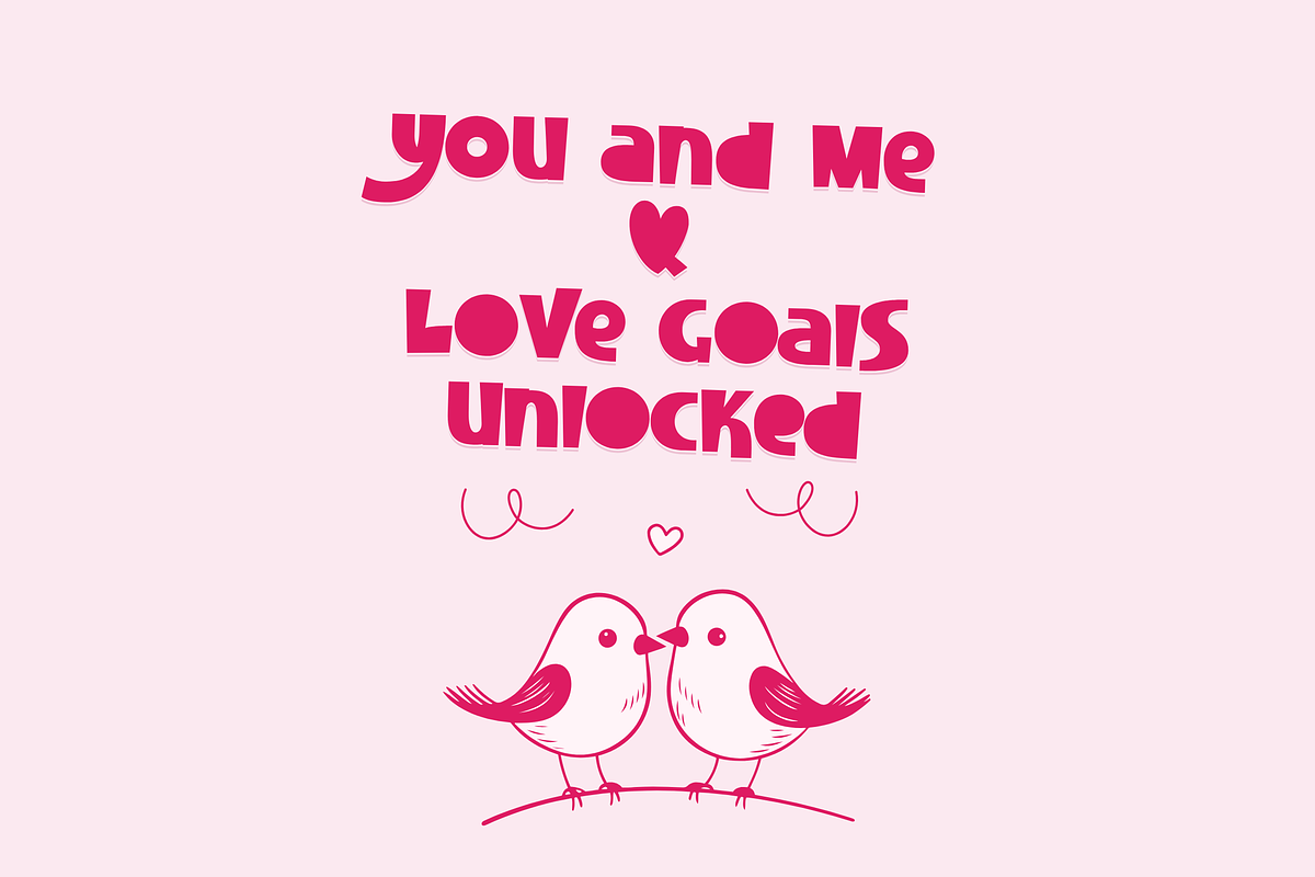 Love Birds - Cute Playful Font, a Handwritten Font by Imoodev (Photo 2 of 7)