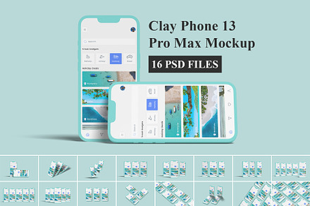 iPhone 13 Pro Max - Web App Mockup