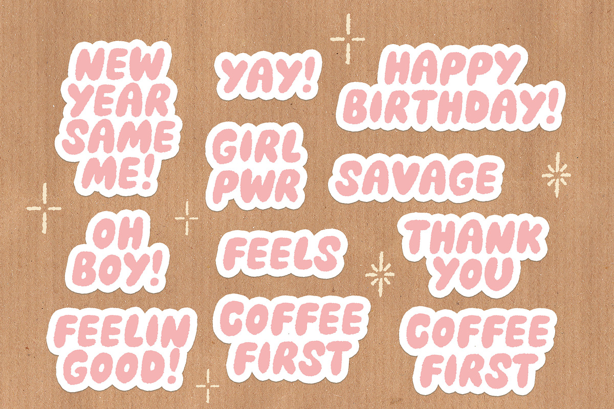 Crazy Diamond Fonts + Doodles, a Font by ReveryWorks (Photo 10 of 14)
