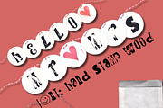 FONT | Hand Stamp Wood, a Sans Serif Font by Typo Graphic Design (Thumbnail 2 of 7)