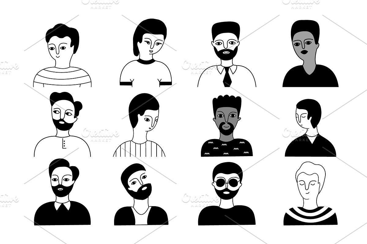 Social diversity/objects collection, an Illustration by Alona Savchuk (Photo 3 of 13)