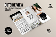 Real Estate Tri-Fold Brochure Canva, a Brochure Template by CreativeVinesStore (Thumbnail 2 of 6)