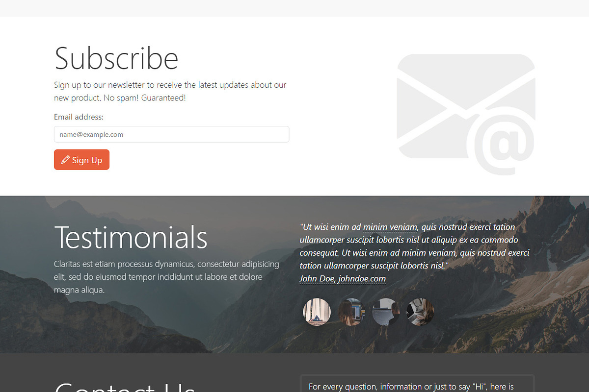 Argento: Product Landing Page, a Bootstrap Template by azmind (Photo 7 of 8)