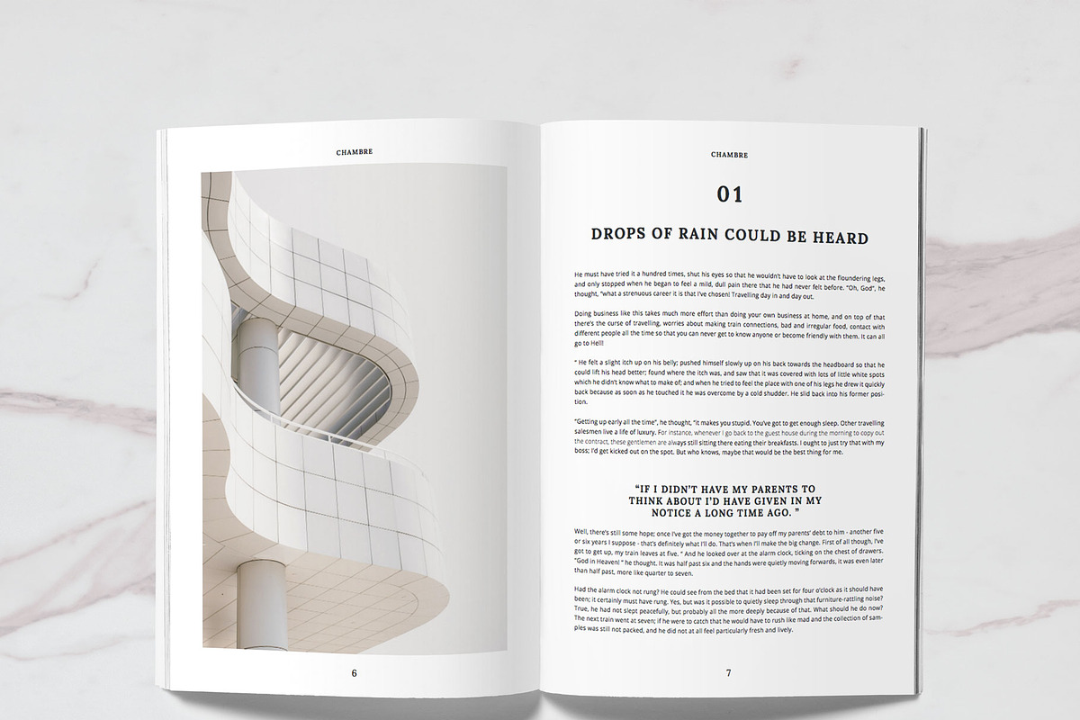 Chambre magazine template, a Magazine Template by Unsited (Photo 4 of 10)
