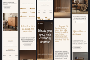 Elba - Furniture Landing Page