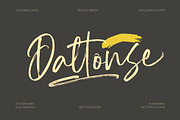 Daltonse Best Stylish Font, a Script Font by Letterena Studios Script (Thumbnail 1 of 15)