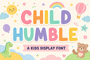 Child Humble, a Sans Serif Font by Limited.studio (Thumbnail 1 of 6)