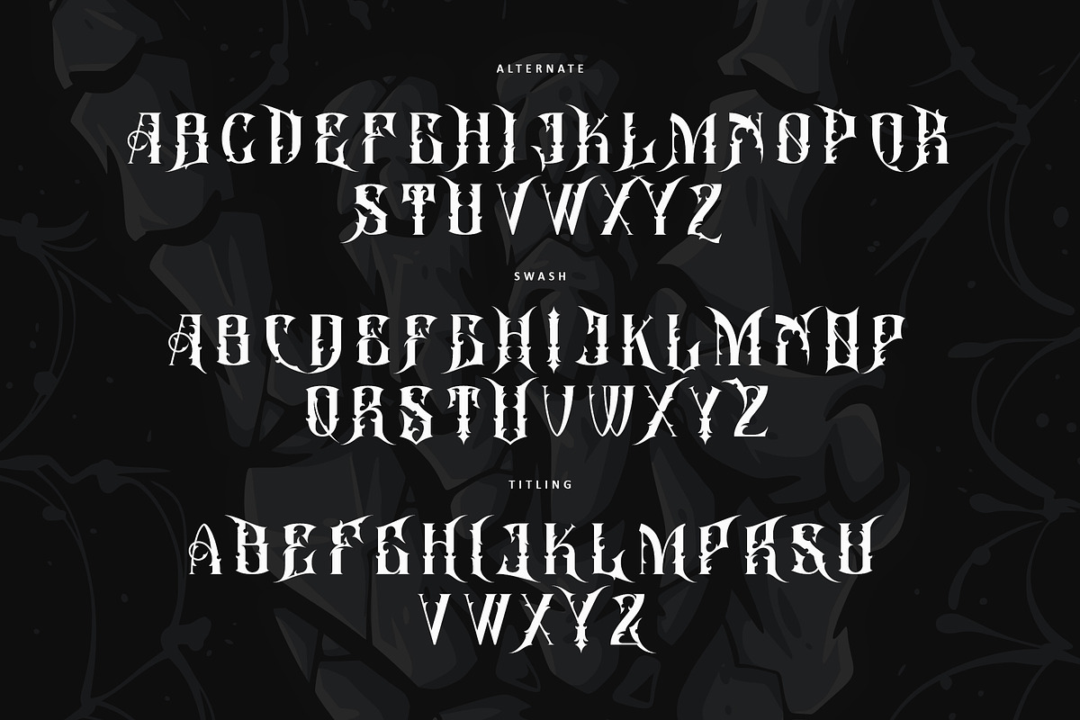Blacksiny, a Blackletter Font by Letterara (Photo 10 of 12)