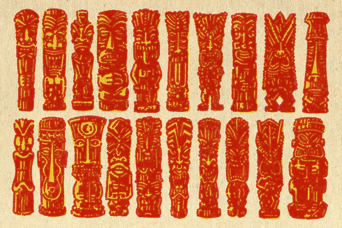 30+ TIKI ILLUSTRATION BUNDLE, an Illustration by SHAKA (Photo 1 of 2)