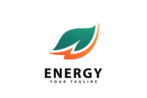 Green Energy Logo Template Eco, a Graphic by T.Vooka