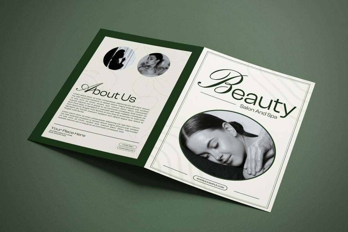 Spa Service Pricing Brochure, a Brochure Template by graphicook (Photo 3 of 3)