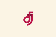 letter dj monogram logo design, a Branding & Logo Template by Vectoryzen (Thumbnail 2 of 2)