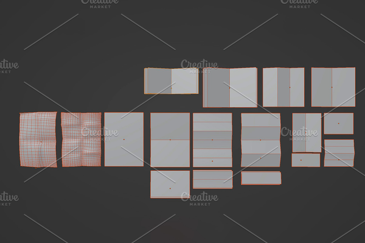 Clean Paper 3D Model 17 things, an Object 3D Model by Casa Mandarina (Photo 4 of 4)