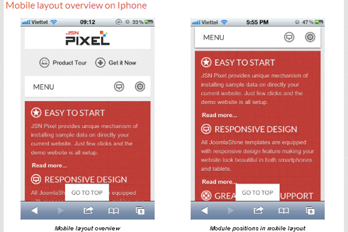 JSN Pixel-Responsive &EasyBlog Theme, a Websites & App Template by JoomlaShine (Photo 2 of 4)