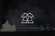 Minimalist Chess Knight Logo, a Branding & Logo Template by Luxury Logos (Thumbnail 2 of 4)