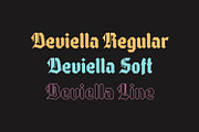 Deviella - Modern Gothic Font, a Blackletter Font by creativemedialab (Thumbnail 6 of 10)
