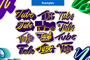Outline TUBE Brush set, a Brush Add-On by Magnatype (Thumbnail 6 of 6)