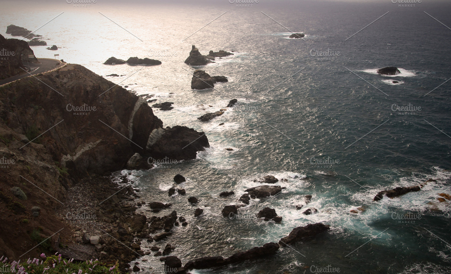 Rocks In The Sea Containing Nature Background And Sea
