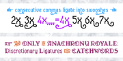 Anachrony, a Blackletter Font by Cerulean Stimuli (Thumbnail 9 of 10)