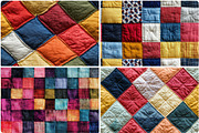 30 Quilting Texture Backgrounds, a Texture Graphic by Textures & Backgrounds (Thumbnail 7 of 10)