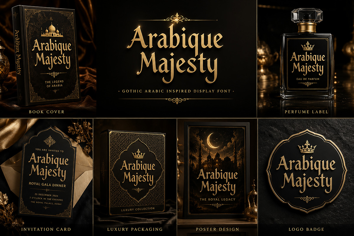 Arabique Majesty, a Serif Font by Wow Magic (Photo 4 of 4)