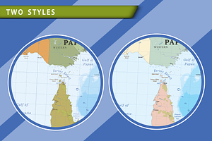 Australia And New Zealand Map