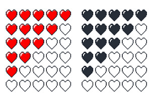 Strip health points in shape of, an Object Illustration by Vectorbuum