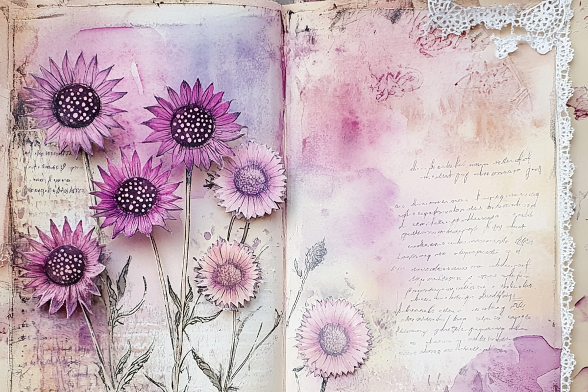 Vintage Torn Paper Junk Journal, a Background Graphic by Printable Treasure (Photo 3 of 6)