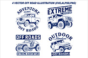 Off Road Car | Vector illustration, an Illustration by Ben studio (Thumbnail 1 of 2)