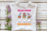 Read More Books Funny Halloween PNG, an Illustration by DreamCafeArt (Thumbnail 2 of 7)
