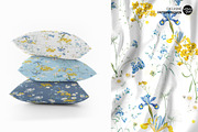 Fresh florals, Pattern print design, a Pattern Graphic by VOVU Studio (Thumbnail 8 of 10)