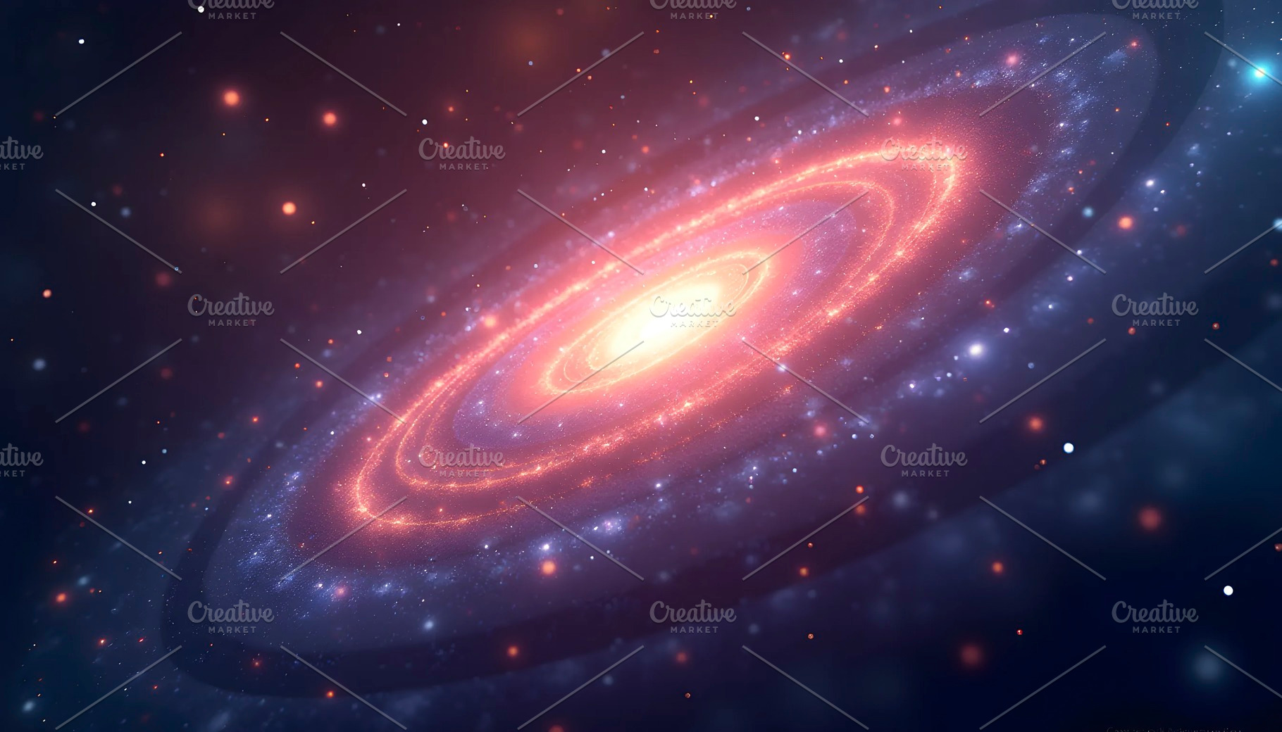 Vibrant Cosmic Spiral Design Showing, a Photo by LOGOCREATIVE