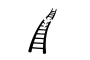 50 Broken Ladder Silhouette Bundle, an Illustration by Designs_River (Thumbnail 9 of 51)