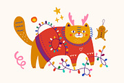 Merry Christmas, a Seasonal Illustration by MoleskoStudio (Thumbnail 27 of 28)
