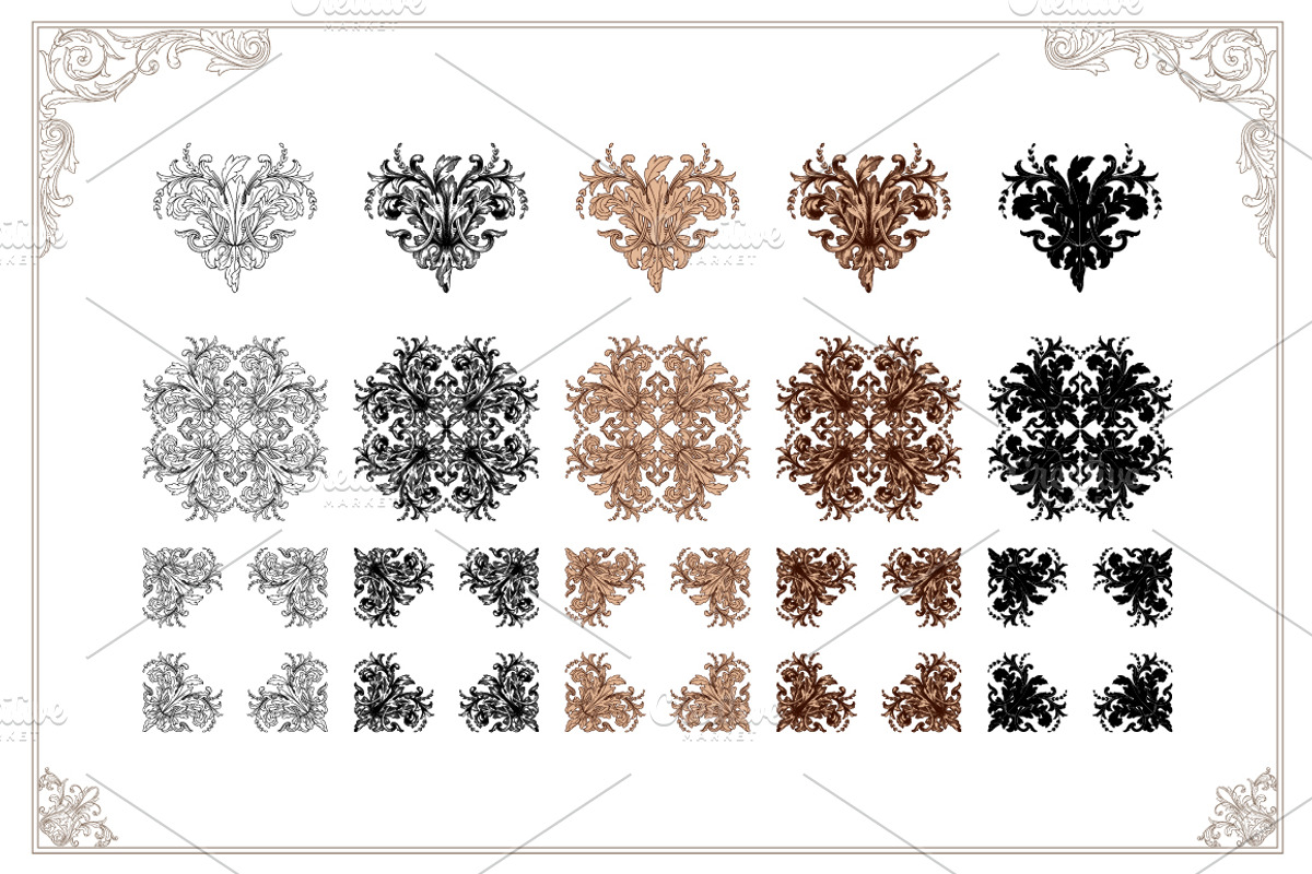 Ornament elements for decorate, a Decorative Illustration by Samira (Photo 11 of 16)