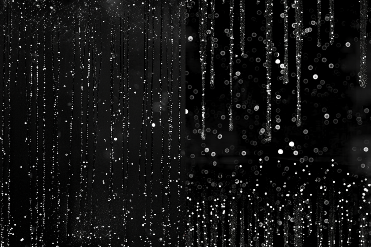 Black Dripping Glitter Patterns, a Pattern Graphic by PrintablesByFranklyn (Photo 2 of 6)