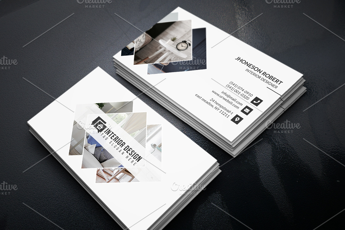 Interior designer business Card, a Business Card Template by Helal Shop (Photo 3 of 4)