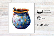Whimsigoth Halloween Clipart, an Illustration by Canvas Craft (Thumbnail 8 of 8)