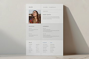 Clean Design Resume Template, a Resume Template by Filip Studio (Thumbnail 3 of 4)