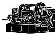 Bold industrial machine silhouette, an Illustration by Amazin_art (Thumbnail 29 of 31)