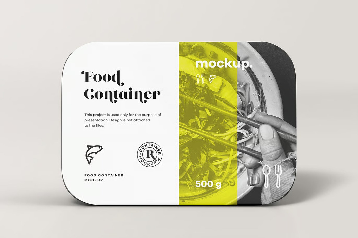 Food Container Mock-up, a Packaging Mockup by zippypixelstudio (Photo 11 of 16)