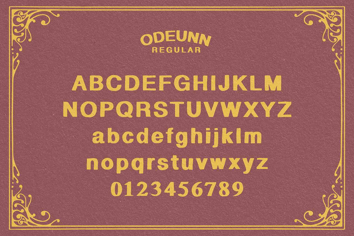 Odeunn - Sans Serif Typeface, a Sans Serif Font by Illousa (Photo 2 of 8)