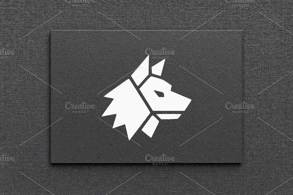 Wolf Head Vector Silhouette, an Animal Illustration by Vectorium Studio (Photo 4 of 4)