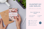 VALENTINE'S DAY CARD CANVA TEMPLATE, a Card Template by The Little Lily Studio (Thumbnail 5 of 5)