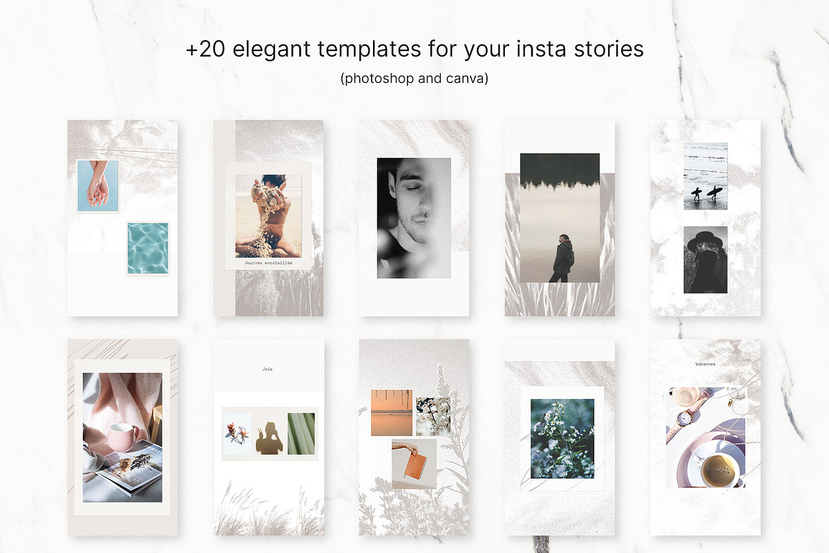 Aesthetic instagram template | CANVA, a Social Media Template by BigWeek (Photo 6 of 9)