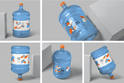 5 Gallon Water Bottle Mockups, a Product Mockup by megostudi0 (Thumbnail 1 of 7)