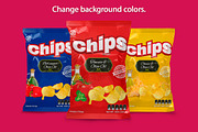 Chips Mockup and Template Packaging, a Packaging Mockup by rogeriomarcos (Thumbnail 3 of 14)